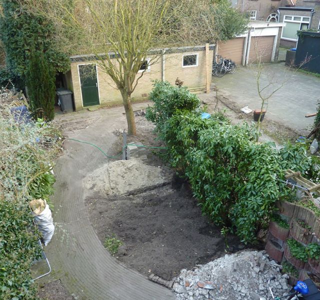 Nieuwe achtertuin
